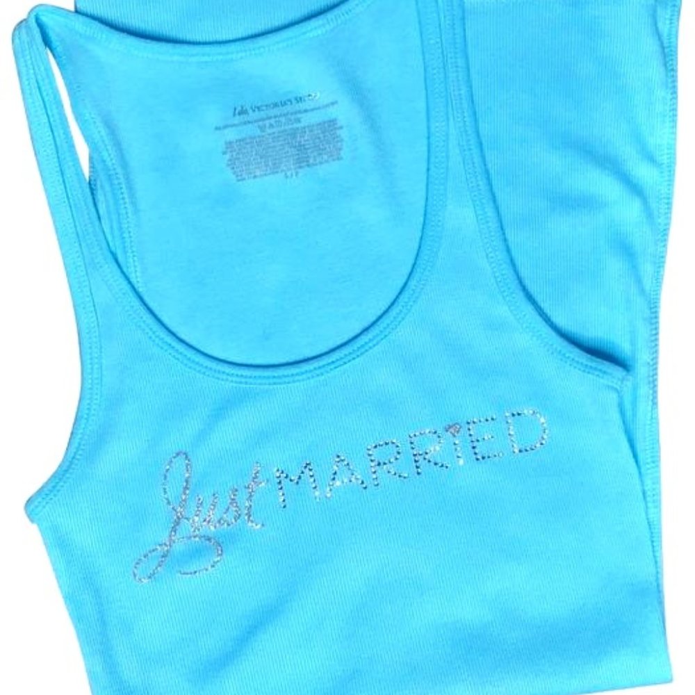 Victoria’s Secret Just Married tank top. NWOT